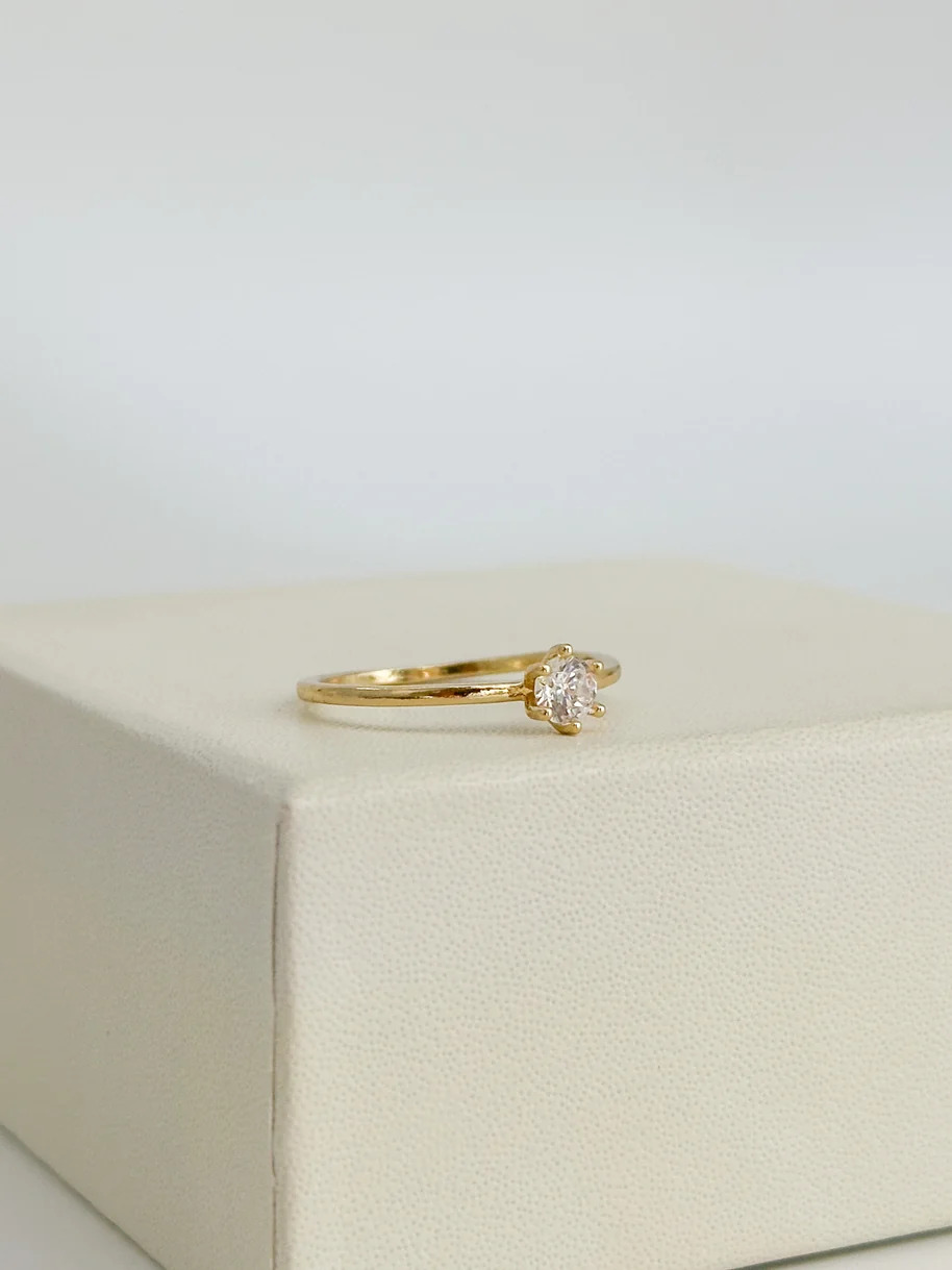 anillo solitario
