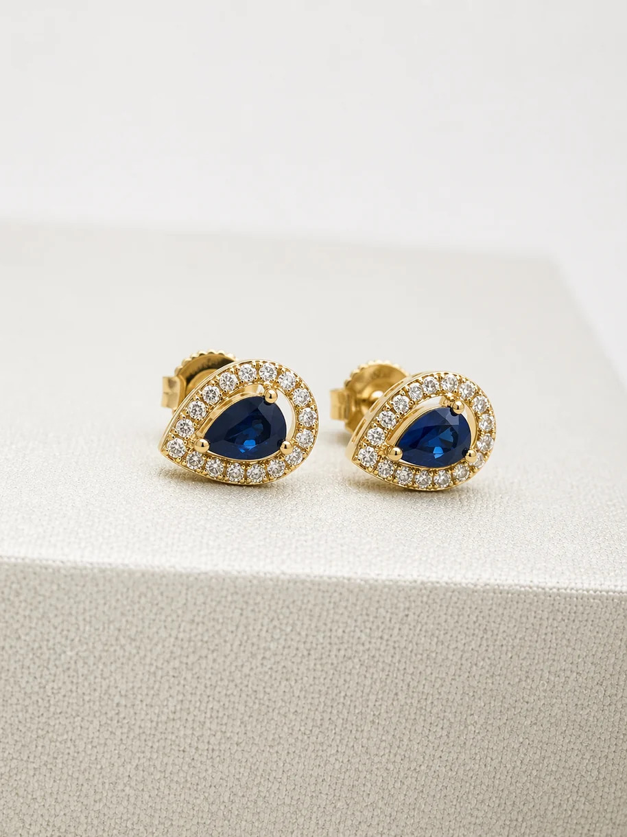 Topo gota azul grande