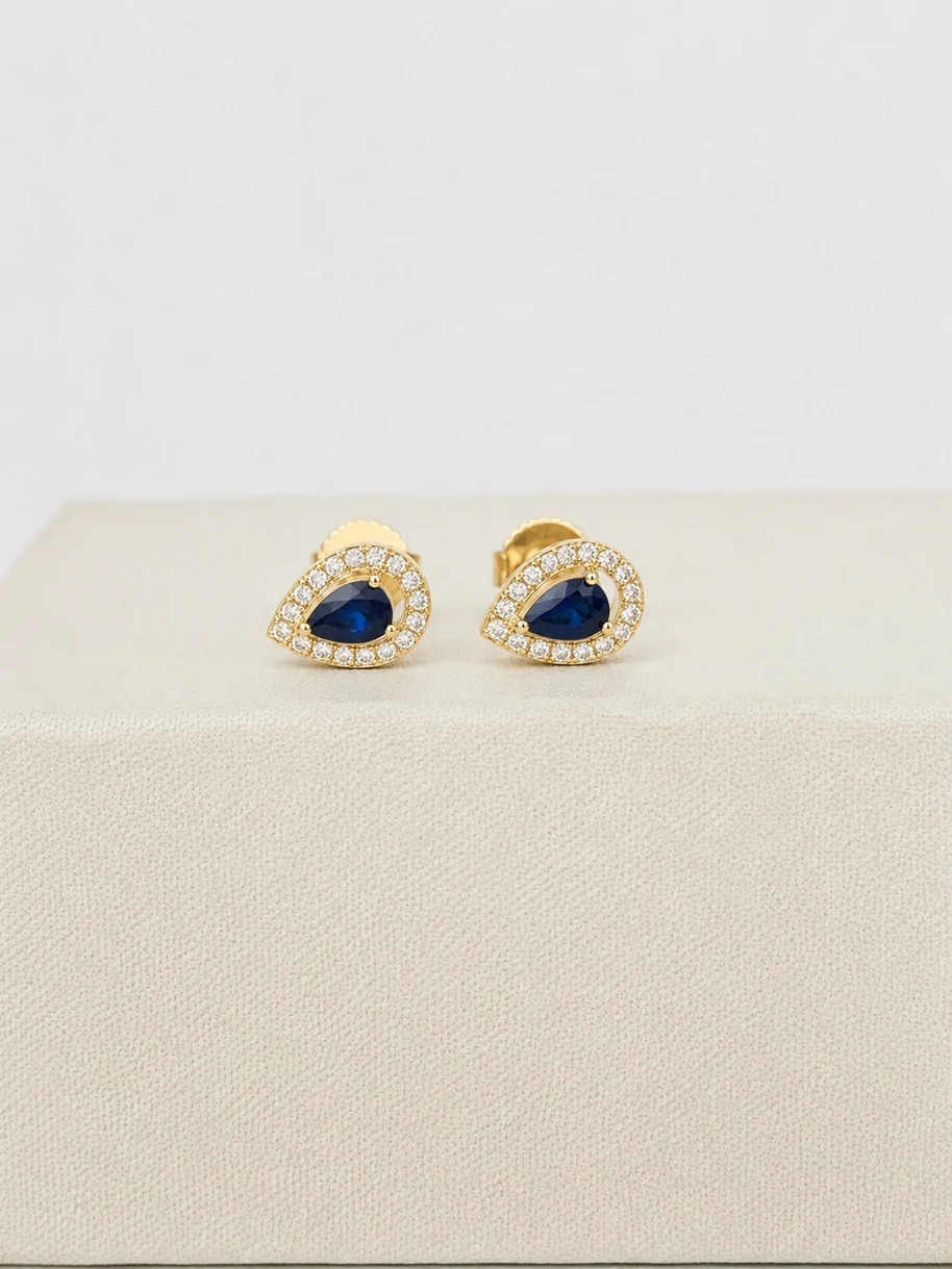 Topo gota azul mediana