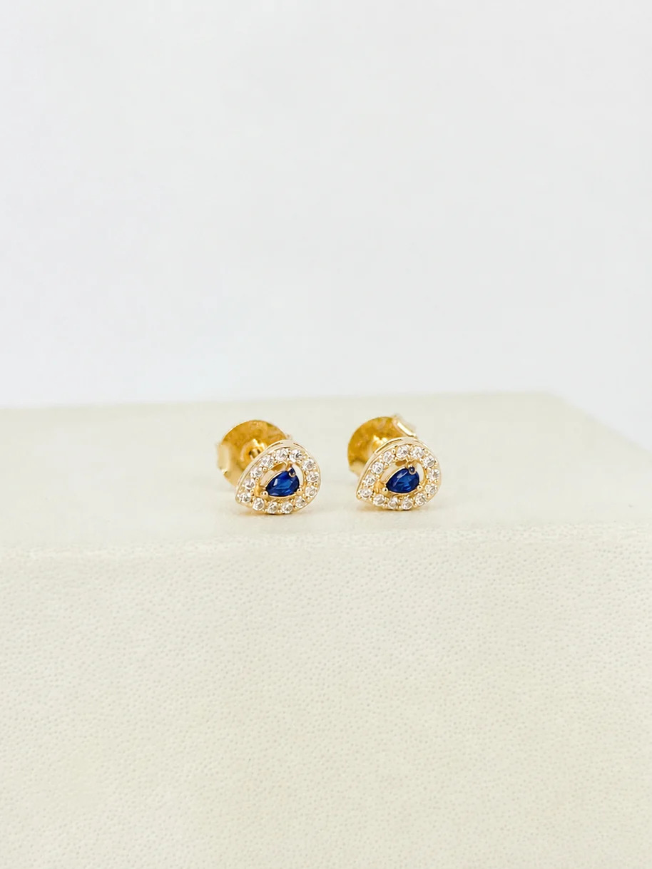 Topo gota azul pequeña